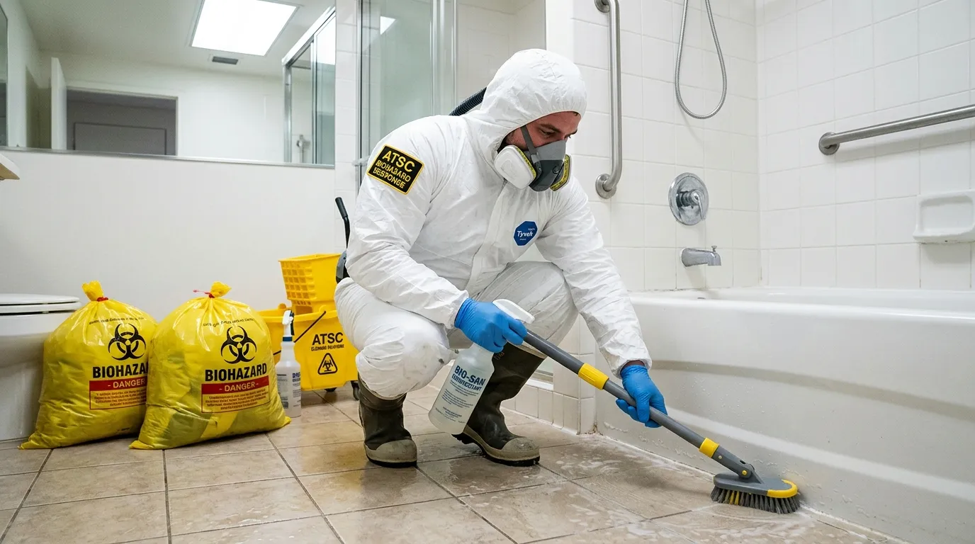 Decontamination equipment deployed for Blood Cleanup in Rochester